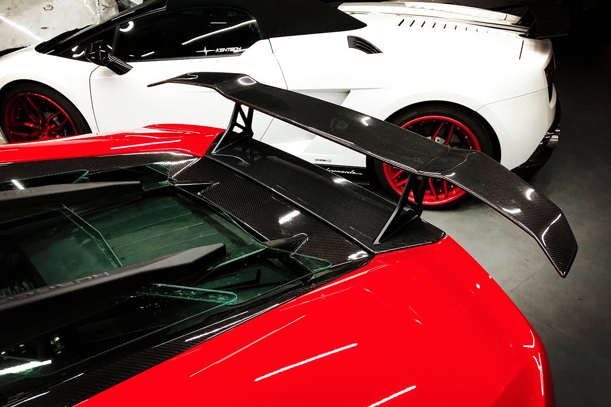 2015 - 2020 Lamborghini Huracan LP610/LP580 VRS Style Carbon Fiber Trunk Spoiler